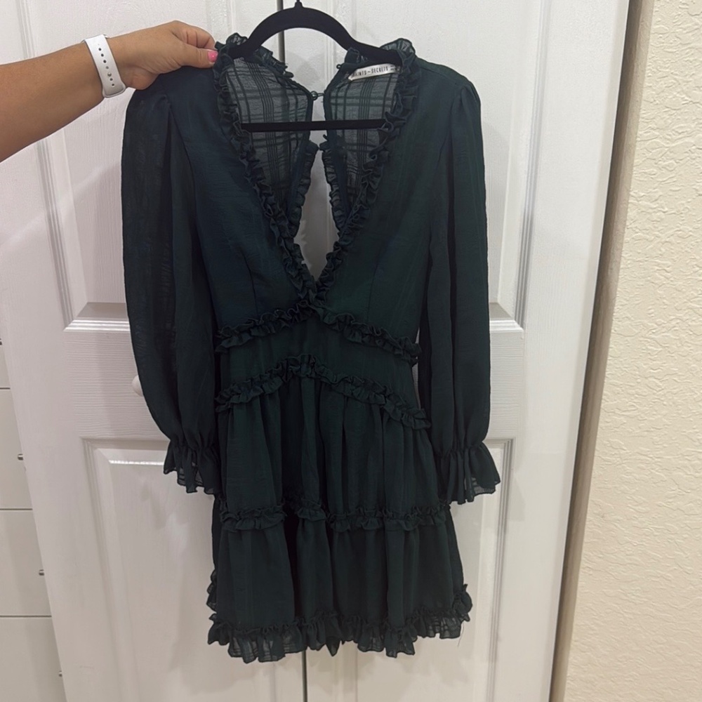 Green ruffle dress from Vici